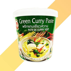 Grüne Curry Paste - Green Curry Paste - Cock Brand [50g - 400g] | Soßen & Pasten | Village Foods