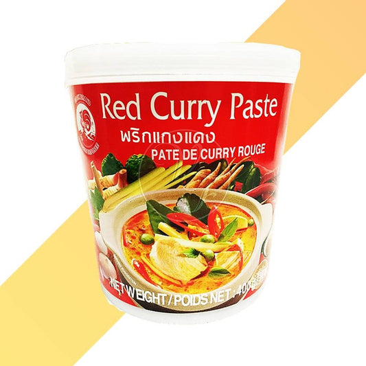 Rote Curry Paste - Red Curry Paste - Cock Brand [50g - 400g] | Soßen & Pasten | Village Foods