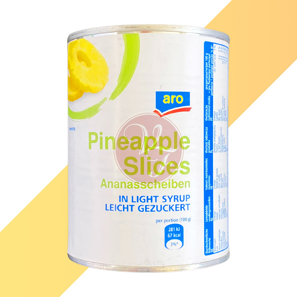 Ananasscheiben von Aro (Pineapple Slices in light Syrup) - 340 g