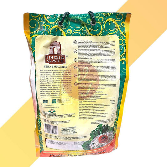 Basmati Reis (halbgekocht) - Sella Basmati Rice - India Gate [1 kg - 5 kg] | Reis | Village Foods