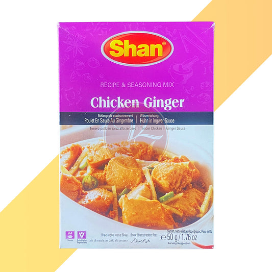 Chicken Ginger Masala von Shan (Gewürzmischung für Ingwer-Huhn) - 50 g