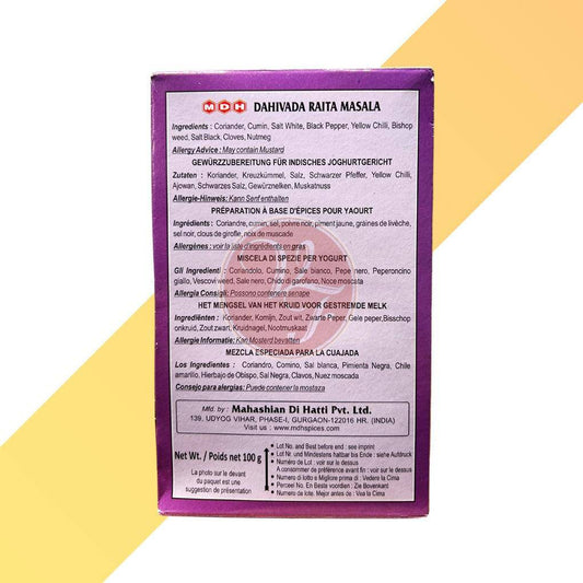 Dahivada Raita masala - MDH - 100 g | Gewürze | Village Foods