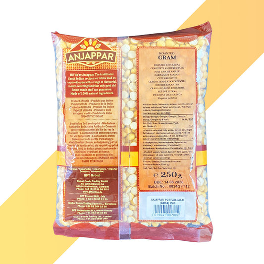 Daria von Anjappar (Geröstete Kichererbsen - Roasted Gram) - 250 g