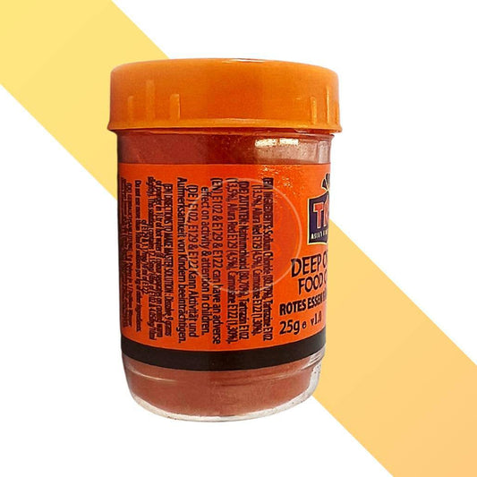 Deep Orange Food Color - TRS - 25 g | Zutaten | Village Foods