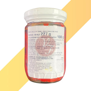 Eingelegte Rote Chilis von Cock Brand (Pickled Red Chillies) - 227 ml