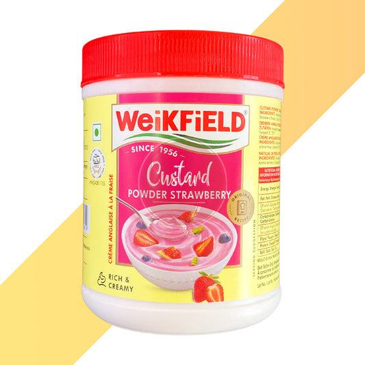 Erdbeerpudding-Pulver von Weikfield (Custard Powder Strawberry) - 300 g
