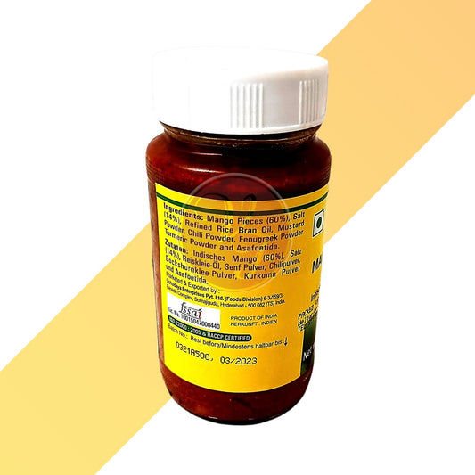 Mango-Pickle von Priya (Cut Mango Pickle) - 300 g