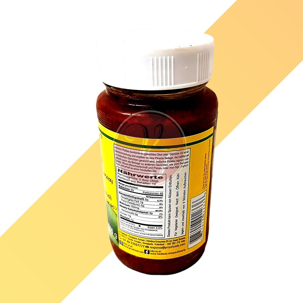 Mango-Pickle von Priya (Cut Mango Pickle) - 300 g