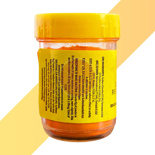 Gelbe Lebensmittelfarbe von Heera (Yellow Food Colouring Powder) - 25 g