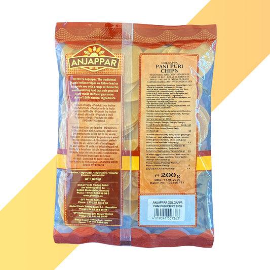 Golgappa von Anjappar (Pani Puri Chips) - 200 g