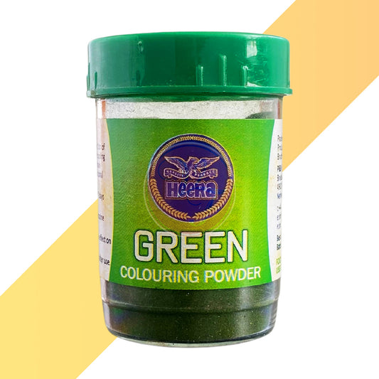 Grüne Lebensmittelfarbe von Heera (Green Food Colouring Powder) - 25 g