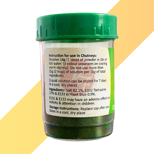 Grüne Lebensmittelfarbe von Heera (Green Food Colouring Powder) - 25 g