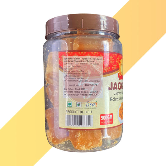 Jaggery Cubes White von Annam (Weiße Vollrohrzucker-Würfel) - 500 g