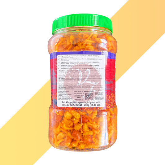 Kerala Mixture Hot & Spicy von Gramarhein (Gemischte Scharfe Indische Snacks) - 400 g