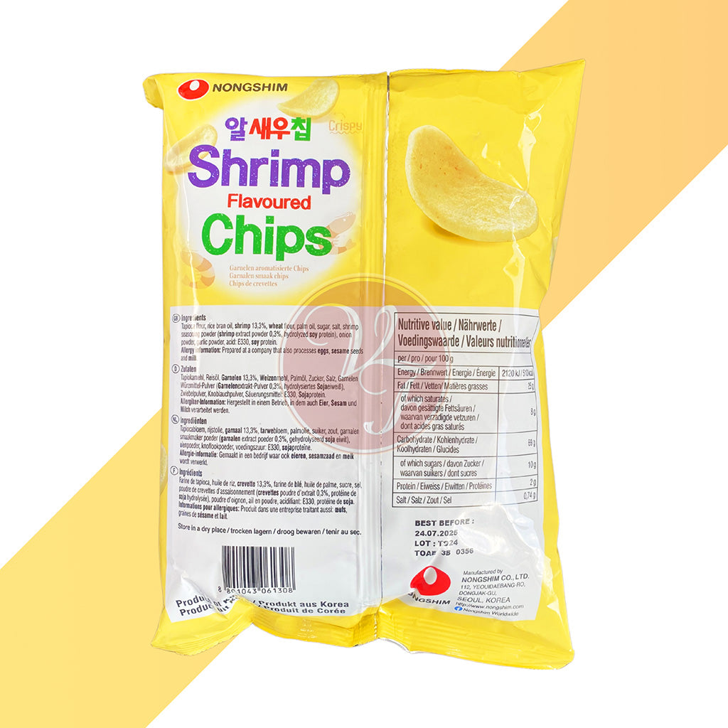 Krabben-Chips von Nongshim (Shrimp Flavored Chips) - 75 g