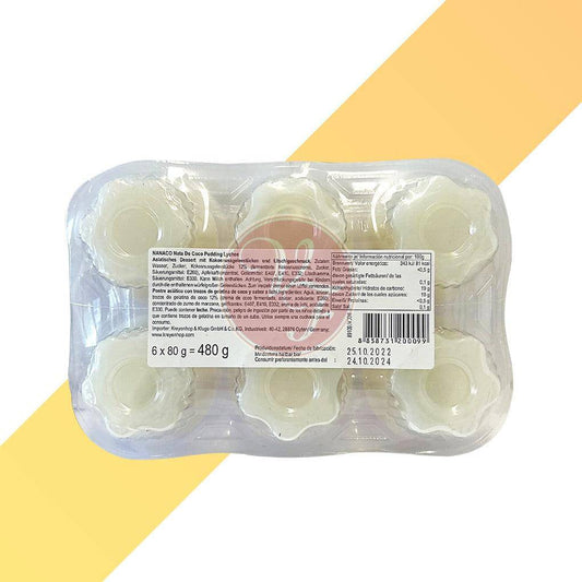 Lychee Pudding - Nanaco - 480 g | Snacks | Village Foods