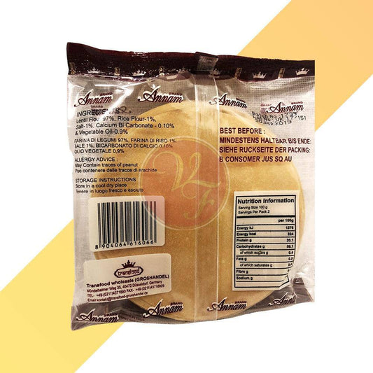 Madras Papad - Annam - 200 g - Village Foods