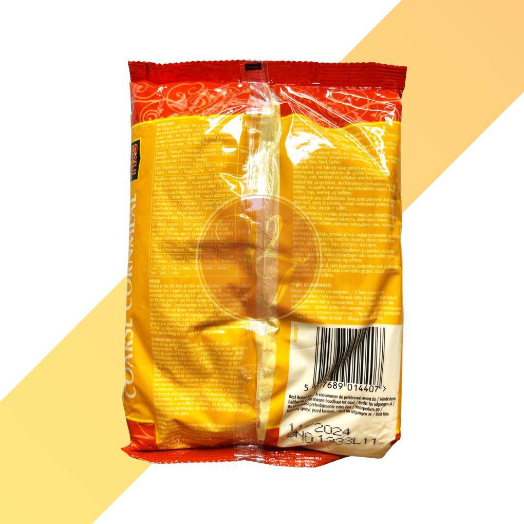 Maismehl Grob (Polenta) - Coarse Cornmeal - TRS - 500 g | Mehl & Getreide | Village Foods