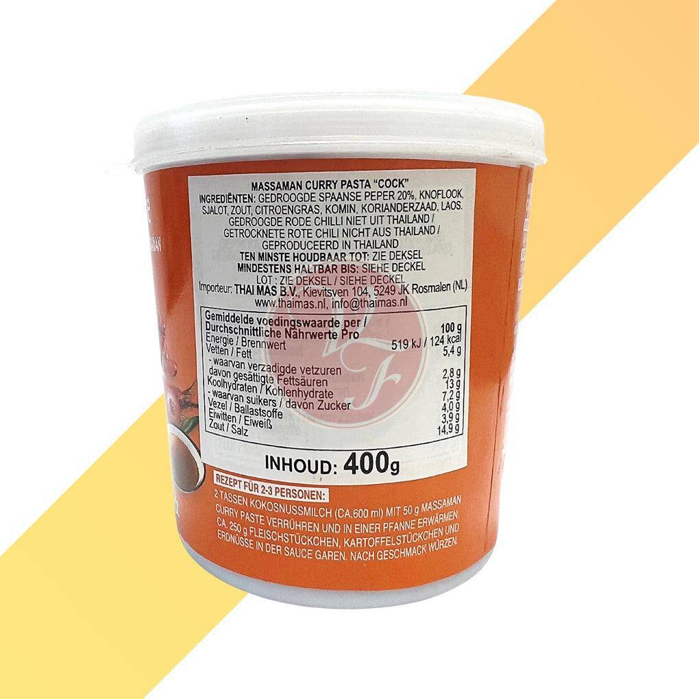 Massaman Curry Paste - Cock Brand - 400 g | Soßen & Pasten | Village Foods