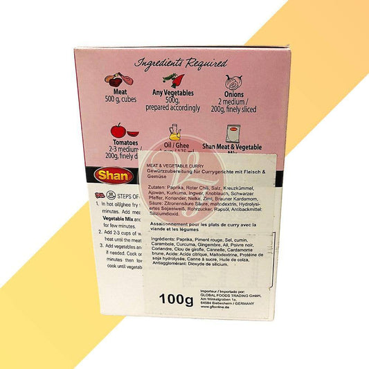 Meat & Vegetable - Gewürzzubereitung - Shan - 100 g - Village Foods