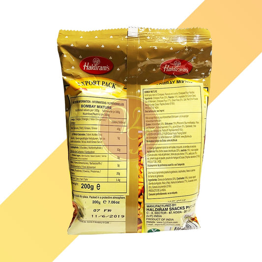 Bombay Mix von Haldiram´s (Würziger Knabber-Mix aus Sev & Nüssen)) - 200 g