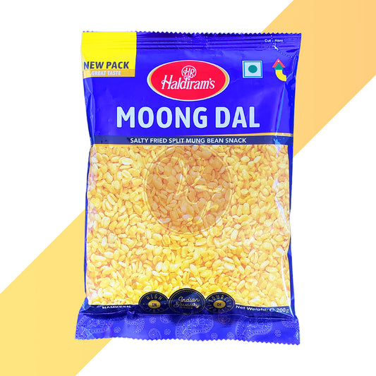 Moong Dal - Salted & Fried von Haldiram's (Gesalzene Mungbohnen) - 200 g