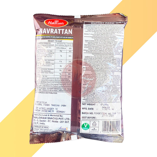 Navrattan von Haldiram's (Gemischte Würzige Snacks) - 200 g