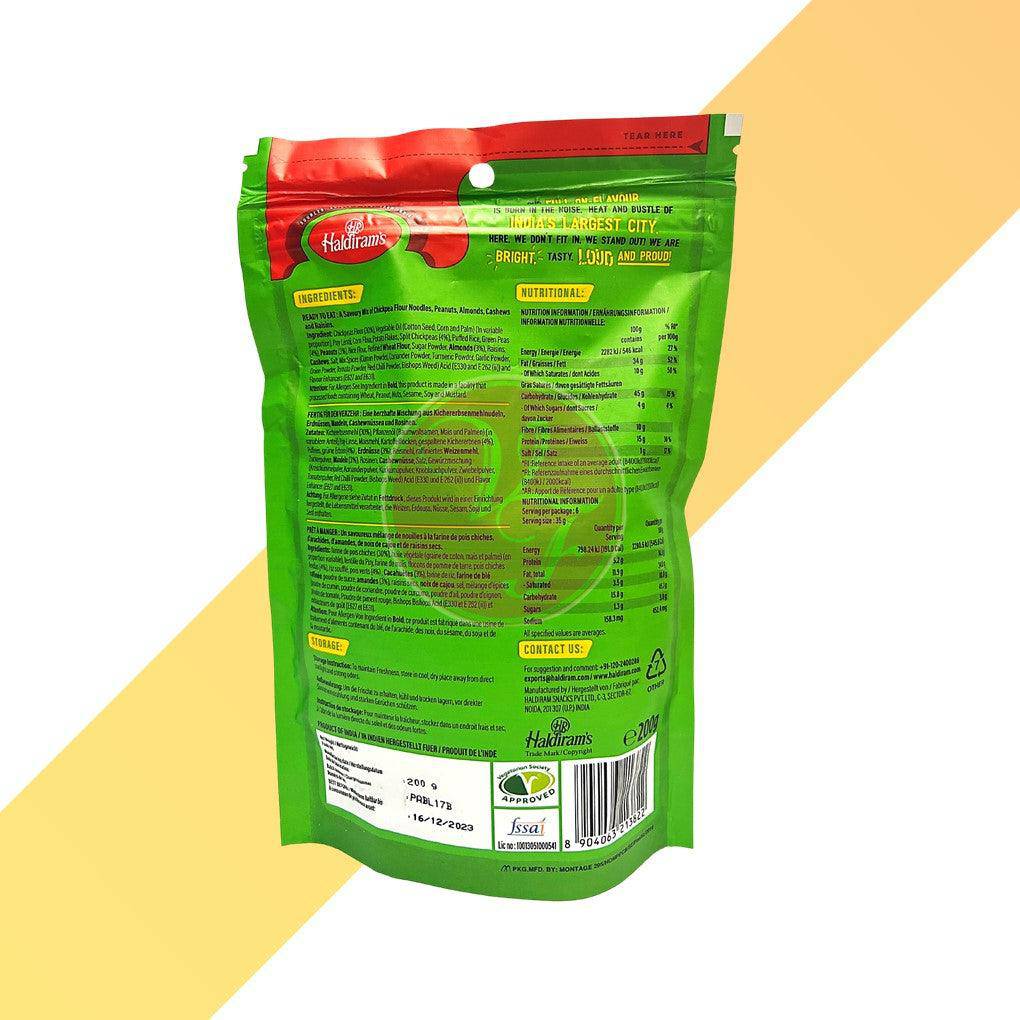 Nuts and Raisins Bombay Mix - Haldiram's - 200 g | Snacks | Village Foods