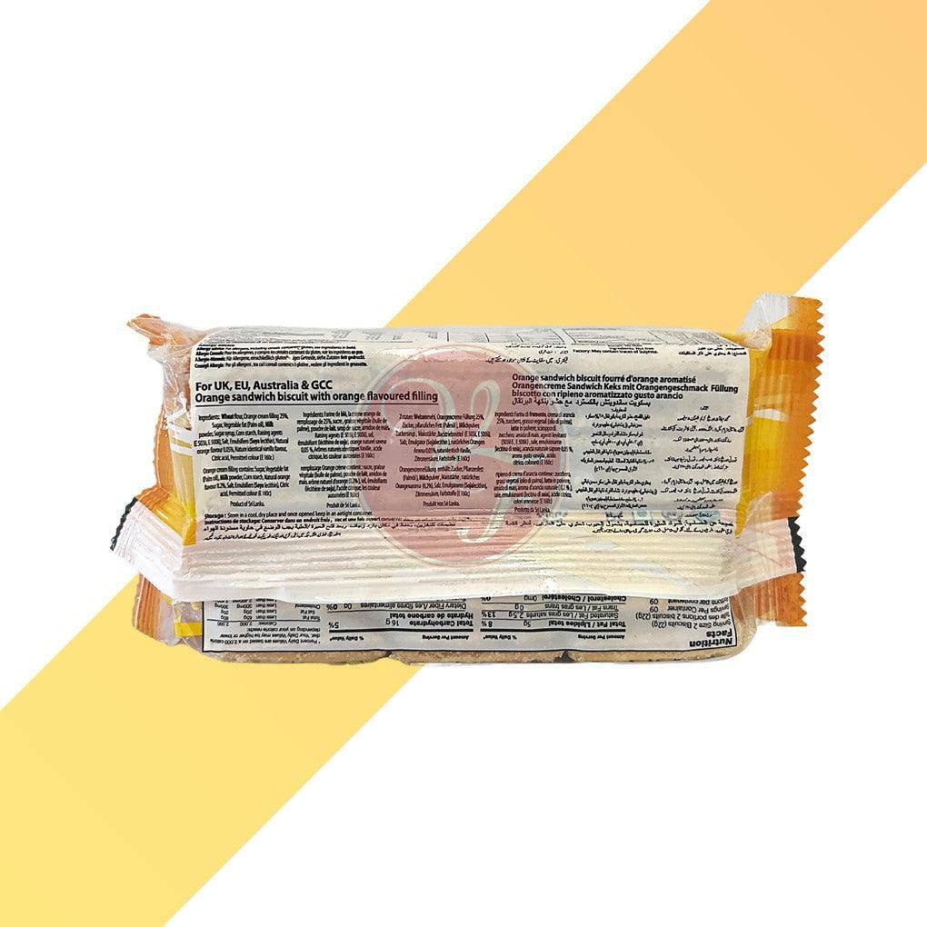 Orange Cream Sandwich Biscuit - Maliban - 200 g - Village Foods