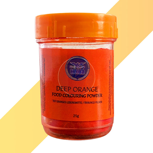 Orange Lebensmittelfarbe von Heera (Orange Food Colouring Powder) - 25 g