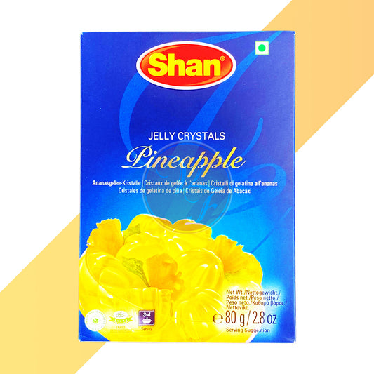 Pineapple Jelly Crystals von Shan (Instant-Wackelpudding Ananas) - 80 g