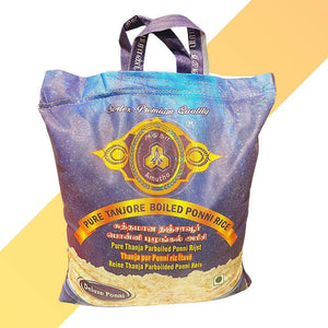 Ponni Reis - Pure Tanjore Boiled Ponni Rice - Amutha - 10 kg | Reis | Village Foods