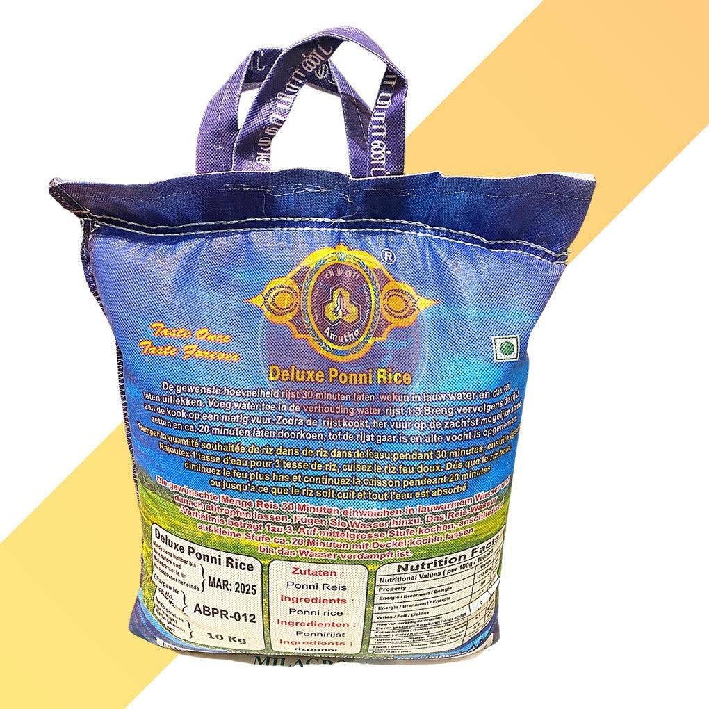Ponni Reis - Pure Tanjore Boiled Ponni Rice - Amutha - 10 kg | Reis | Village Foods