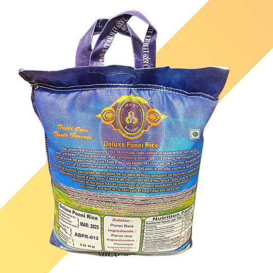 Ponni Reis - Pure Tanjore Boiled Ponni Rice - Amutha - 10 kg | Reis | Village Foods