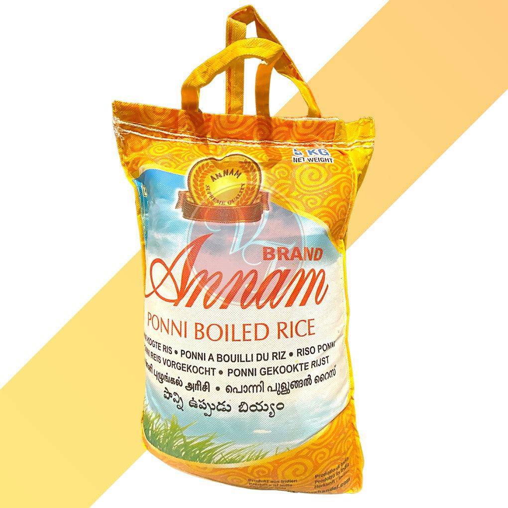 Ponni Reis vorgekocht - Ponni Boiled Rice - Annam [1 kg - 10 kg] - Village Foods