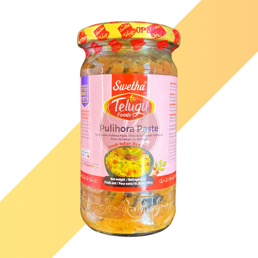 Pulihora-Paste von Swetha Telugu Foods (Paste für Tamarindenreis) - 300 g