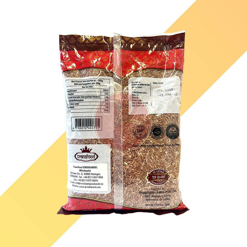 Red Raw Rice - Annam [1 kg - 5 kg] - Village Foods