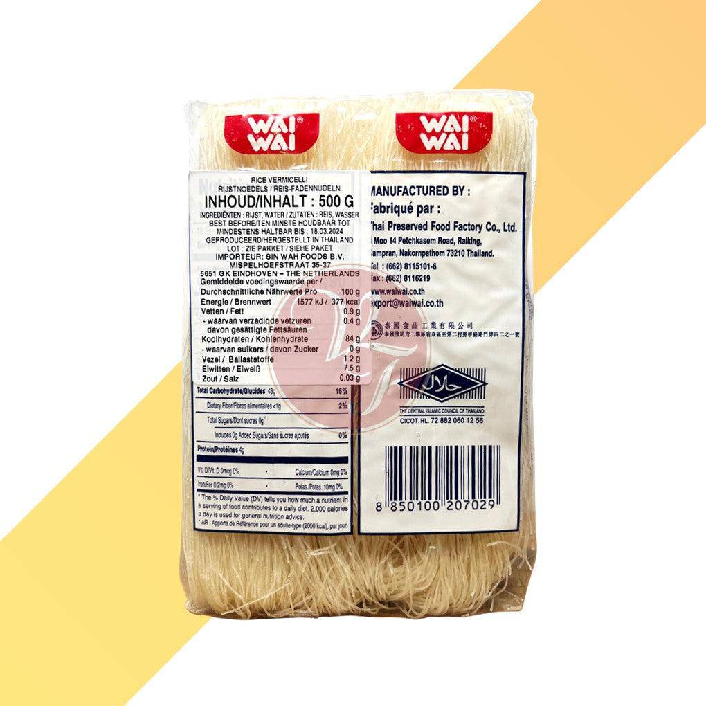 Reis Vermicelli - Wai-Wai - 500 g | Nudeln & Suppen | Village Foods