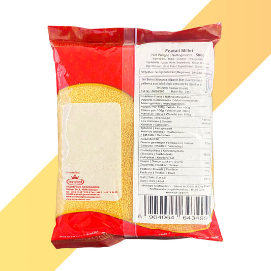Rispenhirse von Annam (Foxtail Millet) - 500 g