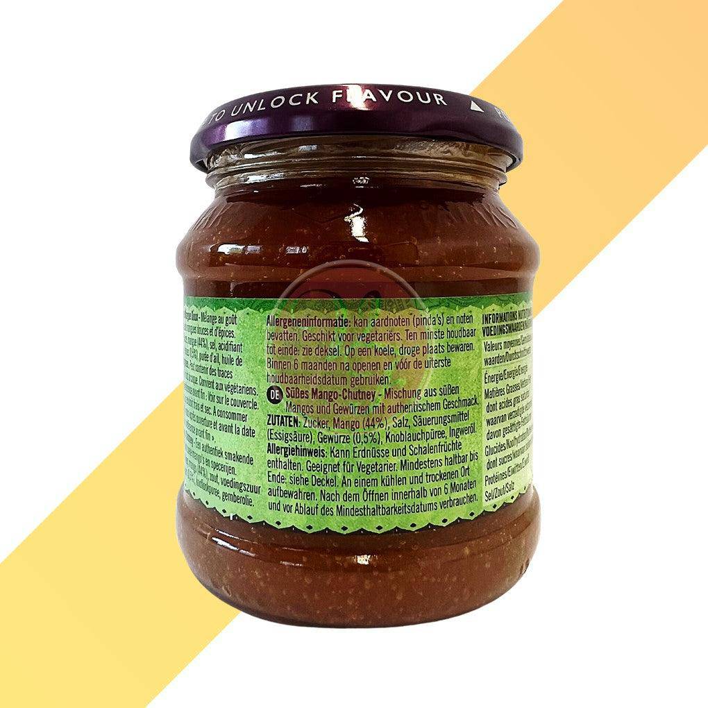Süßes Mango Chutney - Pataks - 340 g | Soßen & Pasten | Village Foods