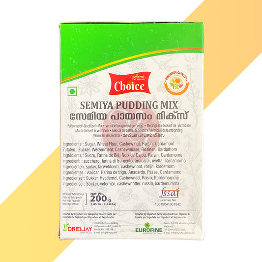 Semiya Pudding Mix von Eurofine's Premium Choice (Fertig-Mix für Semiya-Pudding) - 200 g