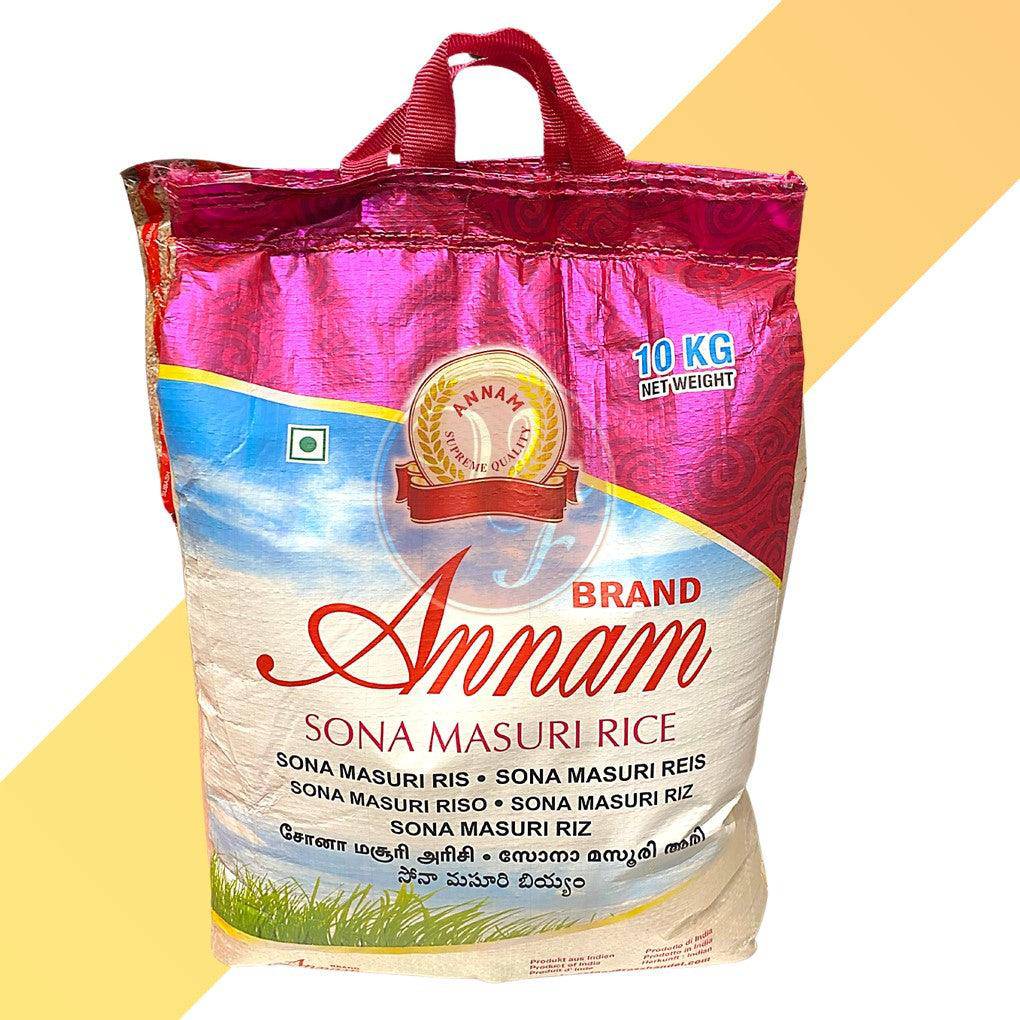 Sona Masoori Reis - Reis - Annam [1 kg - 10 kg] | Reis | Village Foods