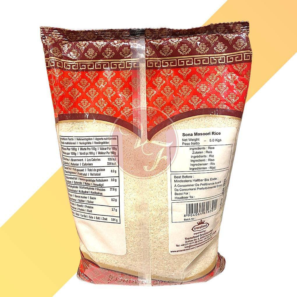 Sona Masoori Reis - Reis - Annam [1 kg - 10 kg] | Reis | Village Foods