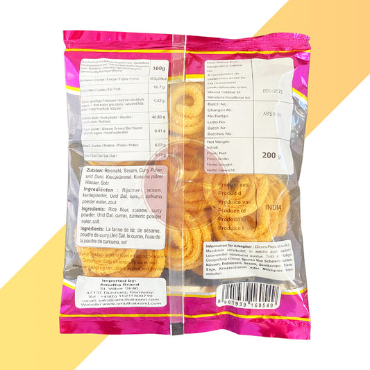 Special Murukku von Amutha (Indischer Knusper-Snack) - 200 g