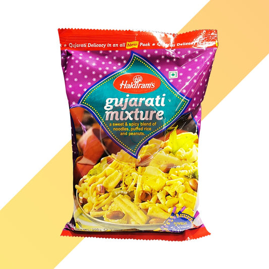 Gujarati Mixture von Haldiram´s (Süß-Würziger Knabber-Mix) - 200 g