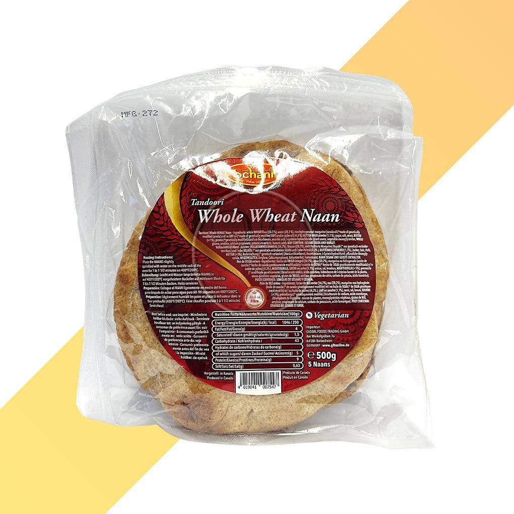 Tandoori Whole Wheat Naan - Schani - 500 g | Snacks | Village Foods