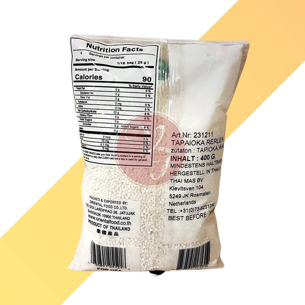 Tapiokaperlen - Tapioca Sabudana - Golden Chef - 400 g - Village Foods