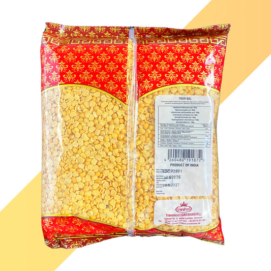 Toor Dal von Annam (Toorlinsen - Straucherbse) - 2 kg