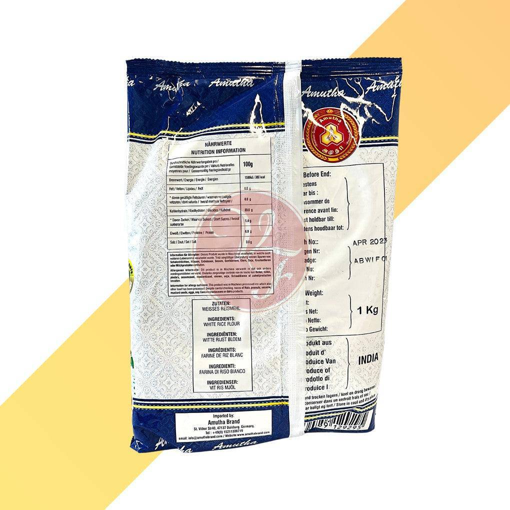 White Idiyappam Flour - Amutha - 1 kg - Village Foods