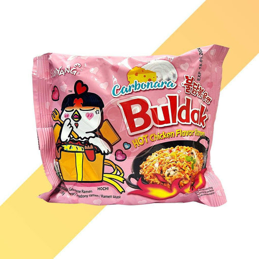 Buldak Hot Chicken Flavor Carbonara (Pink) - Samyang - 130 g